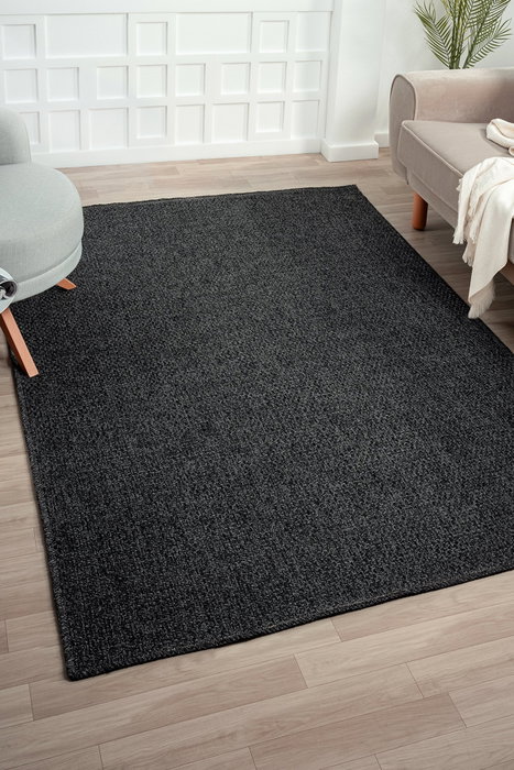 Conceptum Rusticana 3105 Alfombra Antracita 80 x 150 cm Conceptum Rusticana 3105 Alfombra Antracita 80 x 150 cm